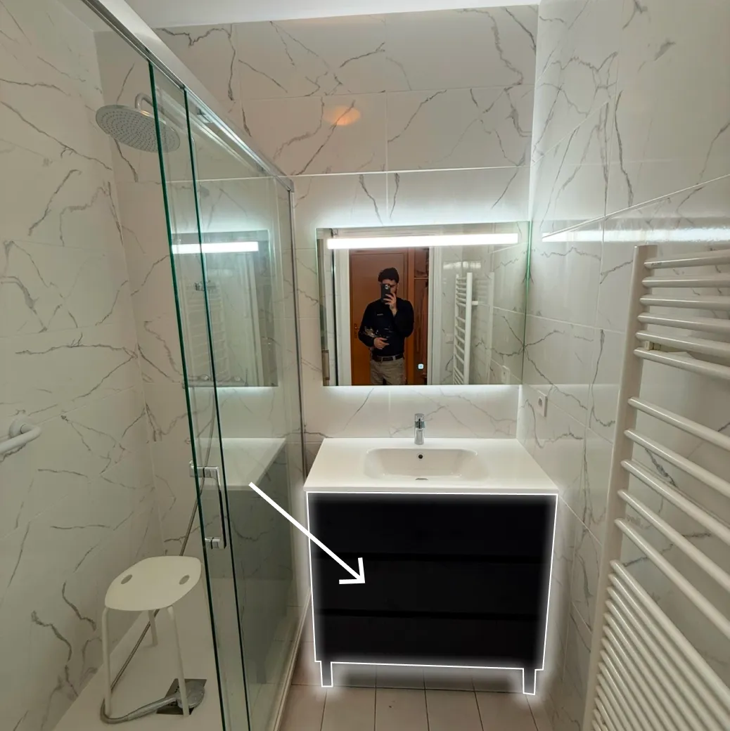 Maison Robin Renovation De Salle De Bain Cle En Main Murs Erigne Installation Du Mobilier De Salle De Bain